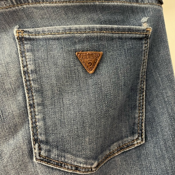 Guess Light Blue Denim Jeans size 27- Sexy Curve - Picture 6 of 11